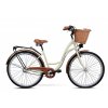 Retro Bicykel GOETZE CLASSIC 26"/28 3 Prevodový Krémový +košík