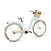 Retro Bicykel Goetze COLOURS 26" / 28" 3 Prevody Svetlomodrý+Košík