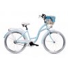 Retro Bicykel GOETZE COLOURS 26" 3 Prevodový modro-biely+košík