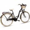 Retro Bicykel Goetze COLOURS 28" 1 Prevodový Čierny +Košík