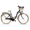 Retro Bicykel GOETZE COLOURS 28" 3 Prevodový čierny+ košík