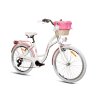 Retro Bicykel GOETZE HLINIKOVÝ 26" 7 Prevodový Bielo-Ružový+košík