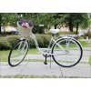 Dámsky Mestský Retro Bicykel 28" Jednoprevodový Biely