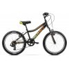 Detský bicykel 20" Romet Rambler KID 2 čierna oranžová zelená
