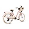 Detský Bicykel 24" Goetze Mood 6 Prevodový Ružový-Matný+košík