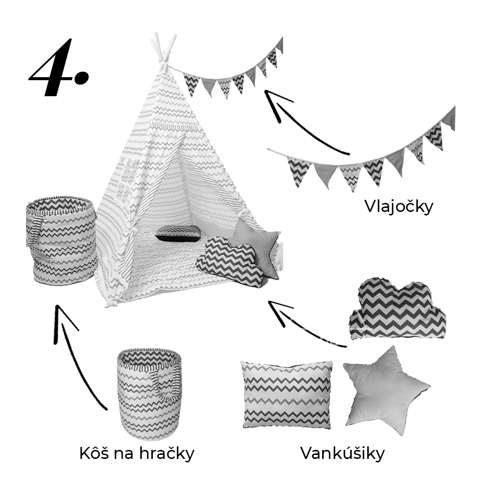 Tee-pee.sk | 4. Krok - montáž teepee stanu