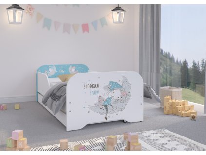 Postel MIKI 140x70 ospalec + šuplík + matrace + rošt