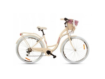 Retro Kolo 28" Goetze MOOD 7 převodový Smetanový + košík