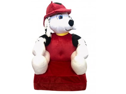 Dětská plyšová skládací židle LABKY MARSHALL hasič