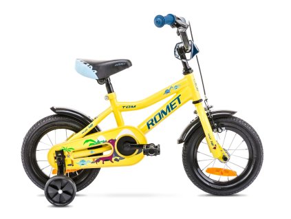 Dětské 12" kolo Romet Tom žluté