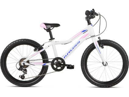 Dětské kolo 20" Kross Lea Mini 3.0 Light bílá / růžová / fialová lesklá