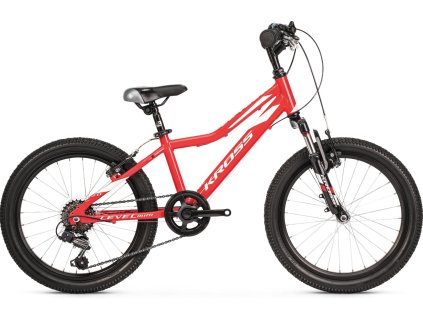 Dětské kolo 20" Kross Level Mini 2.0 červená/bílá lesklá