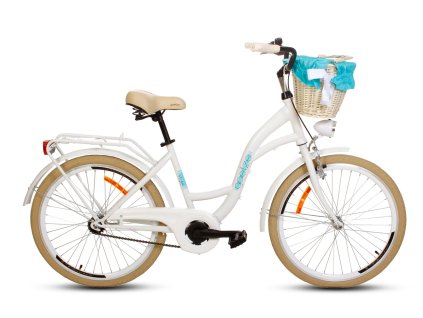 Dětské Retro Kolo 24" Goetze STYLE 1 Převodový Bílo-Krémový 2020