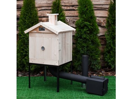 Dřevěná Udírna do Zahrady Malá 50x50x90cm U12