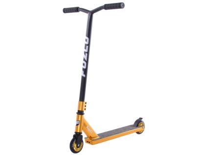 Kaskadérská koloběžka FUZLU RapiD - zlatá AL