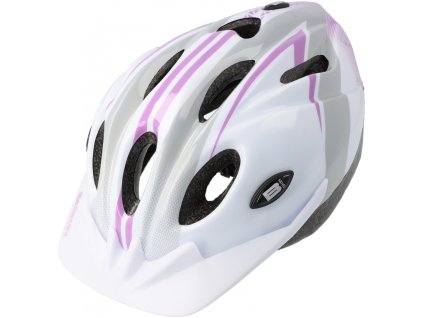 Přilba B-skin Tomcat M bílo-šedo-růžová