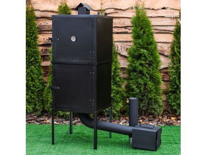 Udírna do Zahrady Velká ocelová 50x50x100cm U7