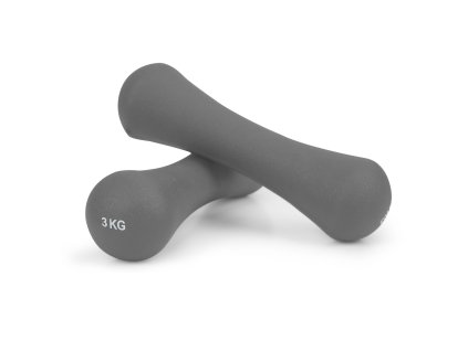 Činky neoprenová závaží fitness set 2x3 kg