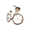 Retro Kolo 26" GOETZE MOOD 7 převodový Bílo/ hnědý+košík