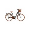 Retro Kolo 26" GOETZE MOOD 7 převodový Černo/hnědý+košík