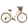 Retro Kolo 26" GOETZE MOOD 7 převodový Krémový +košík