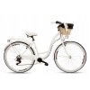 Retro Kolo 26"/28" GOETZE MOOD 7 převodový bílý +košík