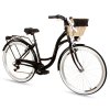 Retro Kolo 28" Goetze MOOD 7 Převodový Černý+košík