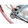 Retro Kolo Goetze COLOURS 26" / 28" 3 Převody Modro-růžový+Košík