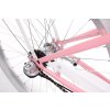 Retro Kolo GOETZE COLOURS 26" 3 Převodový růžový-bílá kola+košík