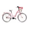 Retro Kolo GOETZE COLOURS 26" 3 Převodový růžový-bílá kola+košík