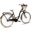 Retro Kolo Goetze COLOURS 28" 1 Převodový Černý +Košík