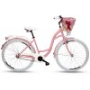 retro jízdní kolo goetze barvy růžové