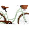 Retro Kolo GOETZE COLOURS 28" 3 Převodový Pistaciový Hnědá Kola +košík