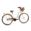 Retro Kolo GOETZE COLOURS LTD 28" 3 Převodový Krémový-hnědá kola+košík