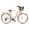Retro jízdní kolo GOETZE ALUMINUM 28" 7 převodů Matte Sand+basket zdarma