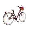 Retro Kolo GOETZE STYLE 28" 1 Převodový Fialový+košík