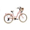 Retro městské kolo 28" Goetze MOOD 6 Převodový Růžový matný+košík