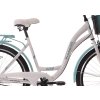 Dámské Retro Kolo CITY 26" 3 Převodový bílo/modrý Doplňky + Košík Grátis