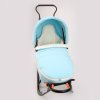 Dětské kovové sáňky SOFTSHELL 4v1 Light-Blue