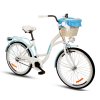 Dětské Retro Kolo 24" Goetze STYLE 1 Převodový Bílo-Modrý
