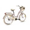 Dětské Retro Kolo 24" Goetze STYLE 1 Převodový lila + košík