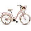 Dětské Retro Kolo 24" Goetze STYLE 1 Převodový pudrový matný + košík