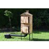 Dřevěná Udírna do Zahrady Velká 50x50x160cm Opalovaná U11