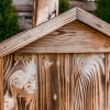 Dřevěná Udírna do Zahrady Velká 50x50x160cm Opalovaná U11