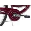 MĚSTSKÝ RETRO KOLA VELLBERG CITY LINE 26"/28" 3 PŘEVODOVÝ RUBINOVÝ+KOŠÍK