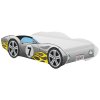 Postel auto CORVETTE šedá 160x80+matrace+rošt