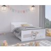 Postel PUFI 180x90 medvěd bez šuplíku+matrace+rošt