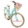 Retro Kolo 26"/28" GOETZE MOOD 7 Převodový Tyrkysový+košík