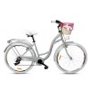 Retro Kolo 28" Goetze MOOD 7 Převodový šedo/bílý +košík