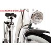 Retro Kolo GOETZE HLINIKOVÝ 28" 7 Převodový Bílo-Černý+košík